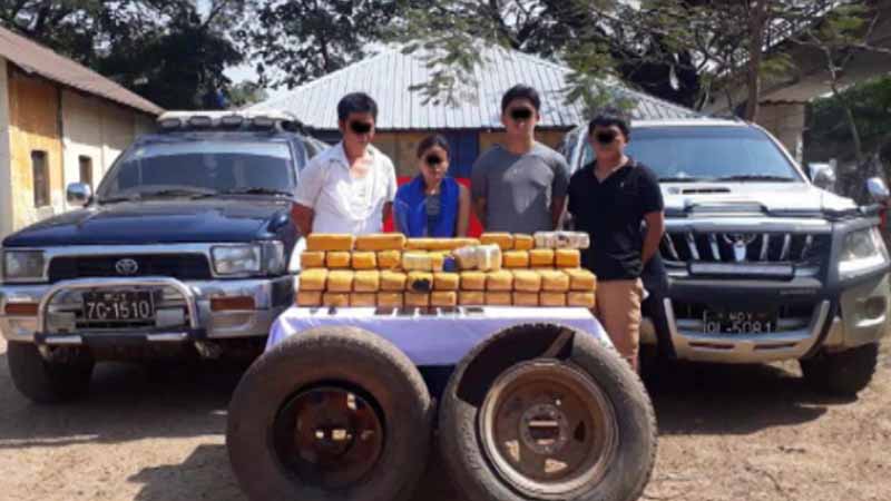 မော်လမြိုင်တွင် စိတ်ကြွဆေးပြား ၆ သိန်းကျော်ထိ စံချိန်တင်ဖမ်းမိ