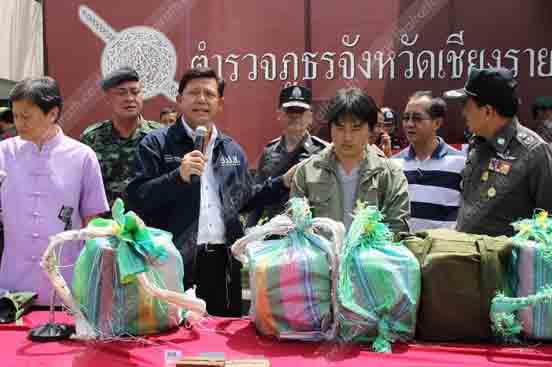 ထိုင္း-ျမန္မာနယ္စပ္တြင္ ရာဘေဆးျပား ၁ သန္းေက်ာ္ ဖမ္းဆီးရမိ