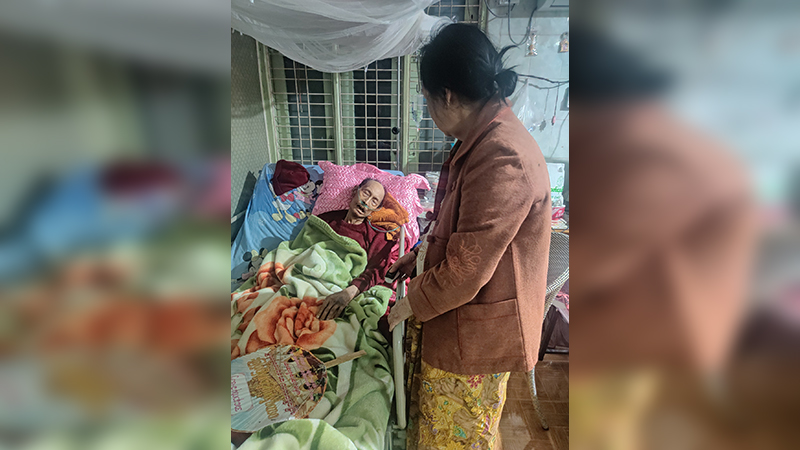 ကြေးနီစီမံကိန်းဖျက်သိမ်းရေး သပိတ်စခန်း ဦးဆောင်ပါဝင်ခဲ့သည့် ဆရာတော် ပျံလွန်တော်မူ