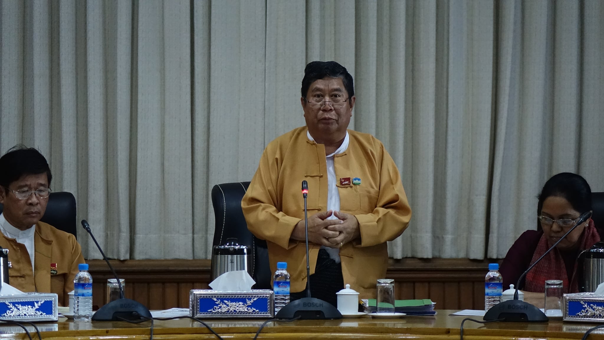 ရန်ကုန်မြို့တော်ဝန် နေအိမ်မှာပဲရှိနေ