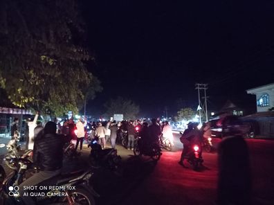စစ်အာဏာရှင်ဆန့်ကျင်ရေး ပူတာအိုမြို့ က တက်ကြွလူငယ်များ၏ ဆိုင်ကယ်စီးလှုပ်ရှားမှု