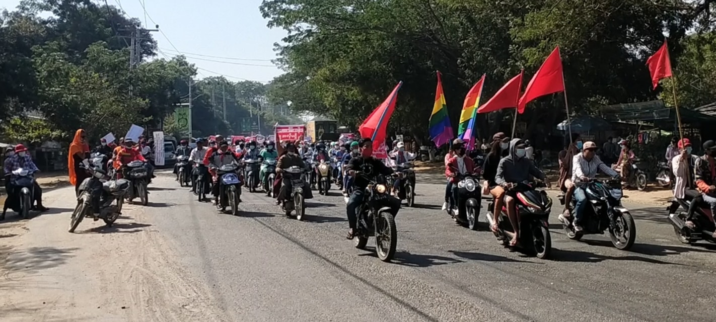 ဝမ်းတွင်း လူတန်းစားအလွှာပေါင်းစုံ အင်အား ငါးသောင်းကျော် ဆန္ဒပြ