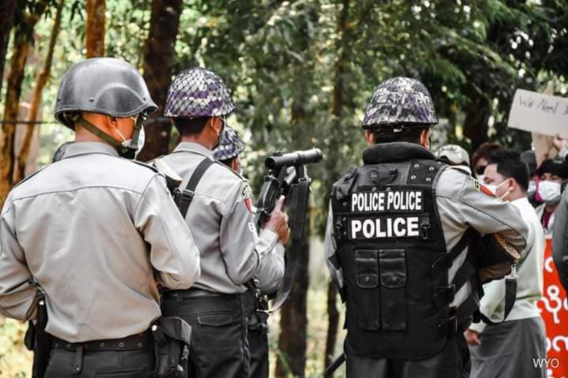 အမ်းမြို့နယ်တွင် စစ်အာဏာရှင်အလိုမရှိကြောင်း ဆန္ဒပြသူ ၇ ဦးကို ဖမ်းဆီးအမှုဖွင့်