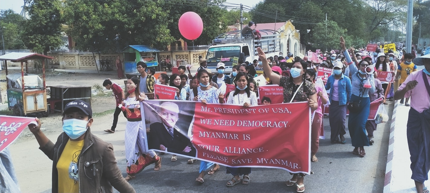 သာစည်၊ ဝမ်းတွင်း၊ မိတ္ထီလာ၊ မလှိုင်တွင် လူထုအလွှာစုံအင်အားသိန်းချီ ဆန္ဒပြ