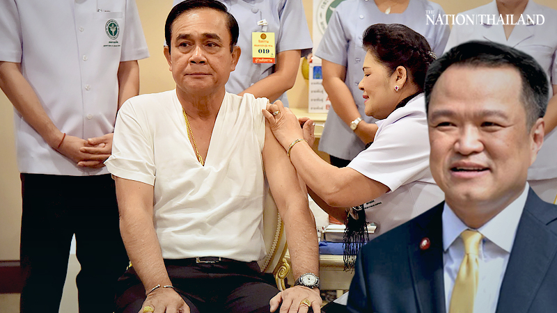ထိုင်းဝန်ကြီးချုပ် ပထမအကြိမ် ကိုဗစ်-၁၉ ကာကွယ်ဆေးထိုး