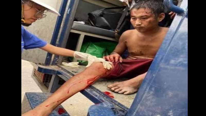 မန္တလေး ကမ်းနားလမ်းပစ်ခတ်မှုဖြစ်စဉ်တွင် သေနတ်ဒဏ်ရာရပြီး ဖမ်းဆီးခံရသူ ၁ ဦးသေဆုံး