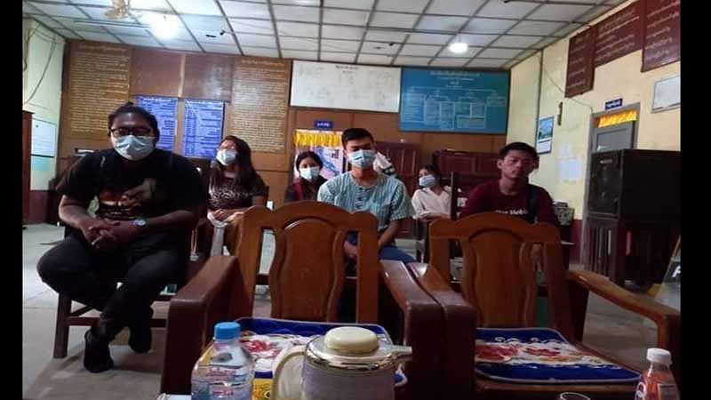 မင်းဘူးရဲစခန်းတွင် ဖမ်းဆီးခံထားရသည့် ဆန္ဒပြသူများ ပြန်လွတ်