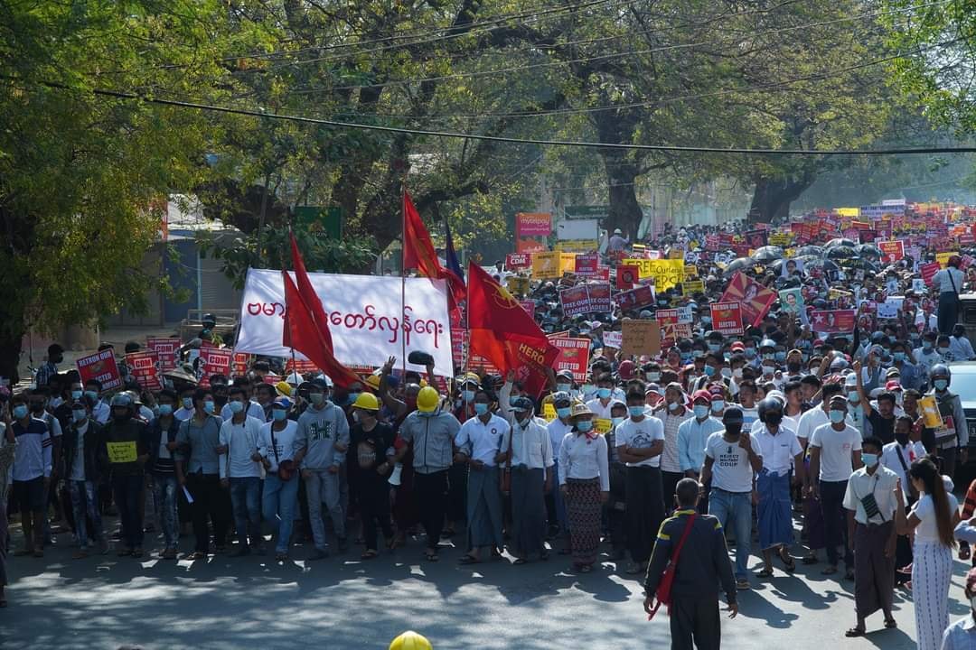 မကွေးမြို့တွင် စစ်အာဏာရှင်ဆန့်ကျင်ရေး ကျောင်းသားသမဂ္ဂတပ်ပေါင်းစု ဖွဲ့စည်း