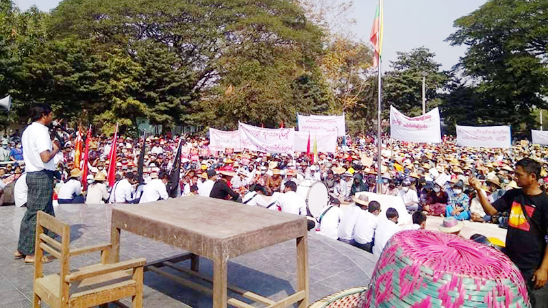 ပုလဲမြို့နယ်လူထုညီလာခံက ပြည်သူ့အုပ်ချုပ်ရေးအဖွဲ့ ဖွဲ့စည်း
