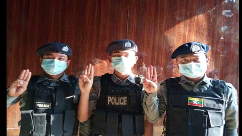 ဝိုင်းမော်ရဲစခန်းမှ ရဲတပ်သား ၃ ဦး CDM တွင်ပါ၀င်လာ