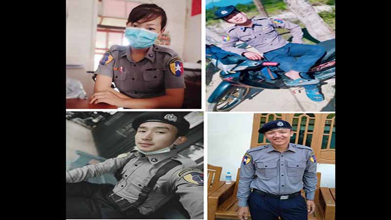 ပူတာအိုမြို့နှင့် မချမ်းဘောမြို့က ရဲဝန်ထမ်း ၄ ဦး CDM တွင်ပါဝင်လာ