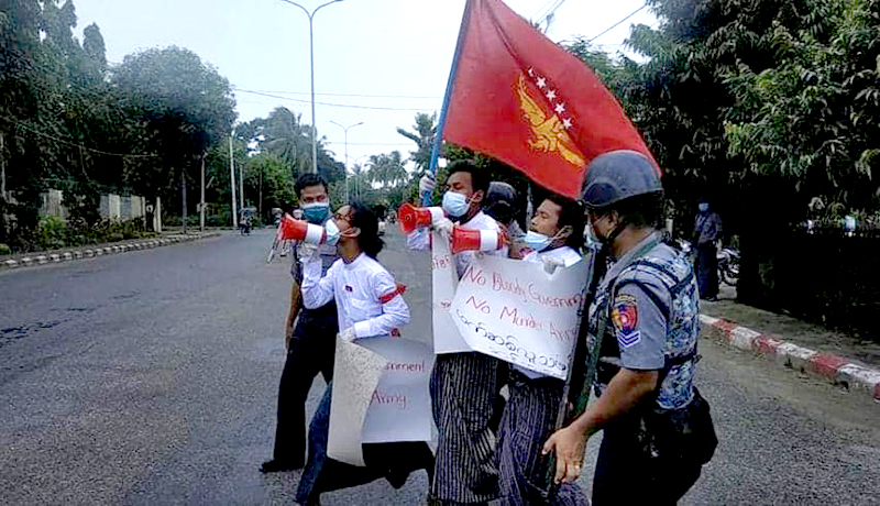 ဖမ်းဆီးတရားစွဲခံနေရသည့် ရခိုင် ကျောင်းသား ၄ ဦးကို ဘေးစီမံဖြင့် ထပ်မံတရားစွဲဆို