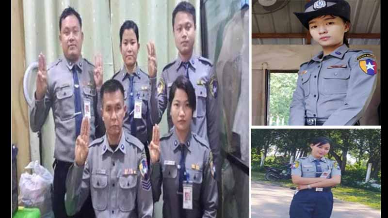 ဗန်းမော်လေဆိပ် ရဲဝန်ထမ်း ၇ ဦး CDM တွင် ပါဝင်လာ