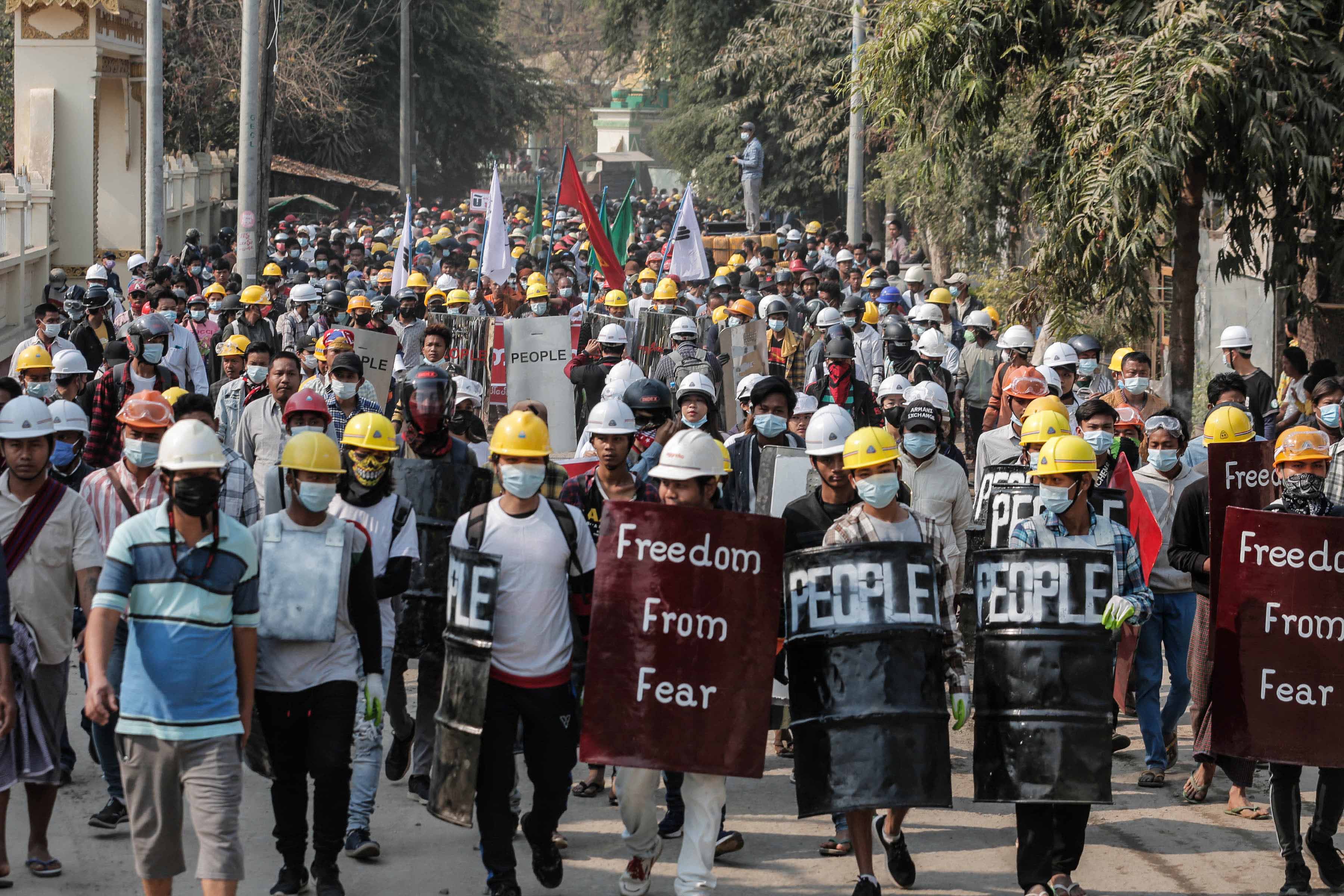 စစ်အာဏာရှင်ဆန့်ကျင်ရေး မြင်းခြံမြို့ ဆန္ဒဖော်ထုတ်ပွဲ
