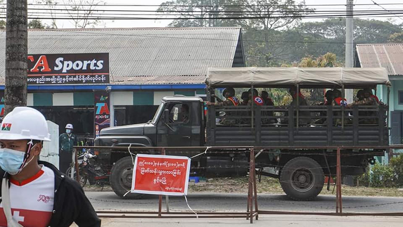 ဗန်းမော်၌ စစ်အာဏာရှင်ဆန့်ကျင် ဆန္ဒပြသူ ၁၀ ဦးထက်မနည်း ဖမ်းဆီးခံရ