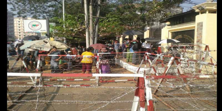 အင်းစိန်ထောင်တွင် ဖမ်းဆီးခံဆန္ဒပြ ပြည်သူ ၁ ဦးသေဆုံး