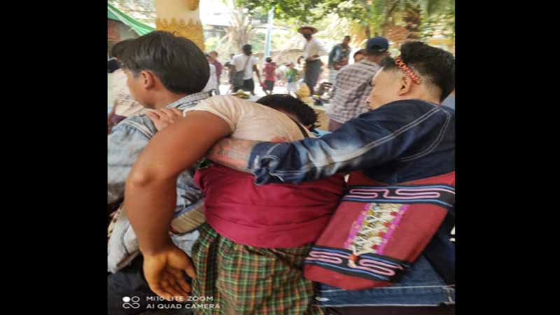 တွံတေးမြို့ ထိုင်သပိတ်ကို တပ်အင်အားအလုံးအရင်းဖြင့် ဖြိုခွင်း၊ ၃ ဦး ဒဏ်ရာရ