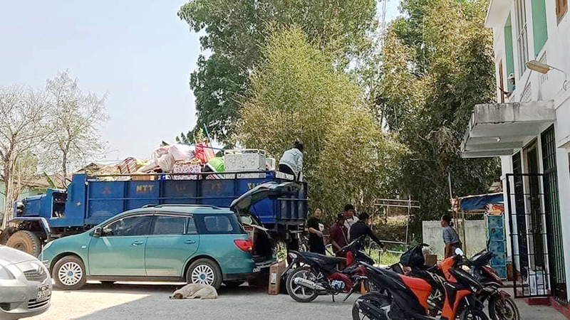သိန္နီပြည်သူ့ဆေးရုံက CDM ဝန်ထမ်းများ ဝန်ထမ်းအိမ်ရာမှ ဖယ်ရှားပေး