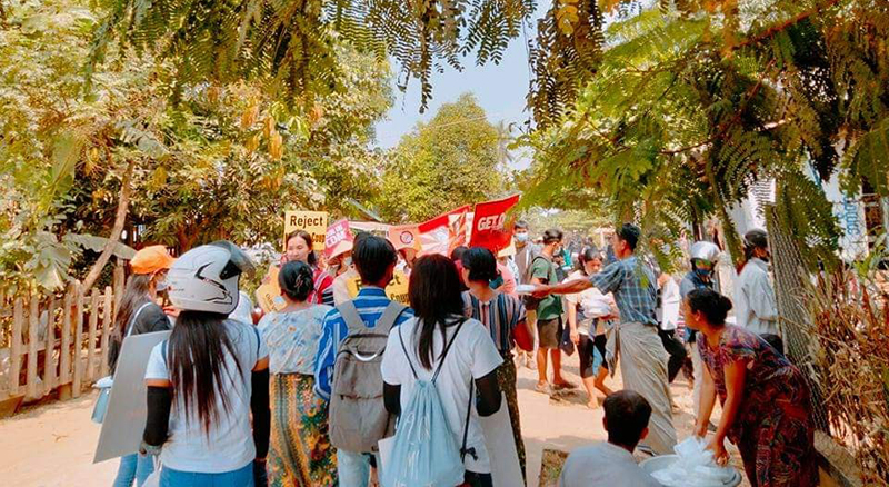 မတရားအာဏာသိမ်းတဲ့ စစ်အာဏာရှင် မကျဆုံးသရွေ့ တော်လှန်သွားမယ် - G-Z လူငယ်တစ်ဦး
