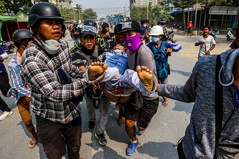 မန္တလေးမြို့တွင် အကြမ်းဖက်စစ်အုပ်စု ပစ်ခတ်မှုကြောင့် အနည်းဆုံး ၄ ဦးသေဆုံးပြီး အများအပြား ဒဏ်ရာရ