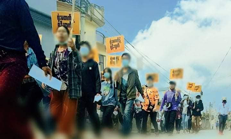 မူဆယ်၊ နမ့်ခမ်း၊ လားရှိုး၊ သီပေါ မြို့တို့တွင် ပုံစံအမျိုးမျိုးဖြင့် ဆက်လက်ဆန္ဒပြ