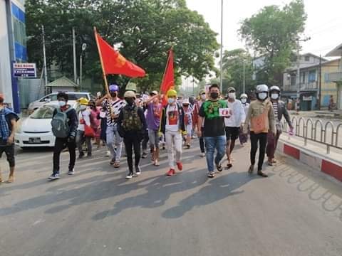 အသံတိတ်သပိတ်အပြီး မိတ္ထီလာတွင် လူအင်အား ထောင်ချီ စစ်အာဏာရှင်ကိုကန့်ကွက်ဆန္ဒပြ