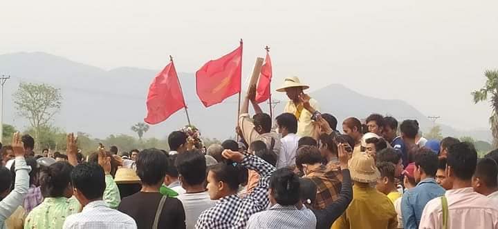 စဉ့်ကိုင်မြို့နယ်က ကျဆုံး ကိုဝေမောင်၏ ဈာပန ကျင်းပ