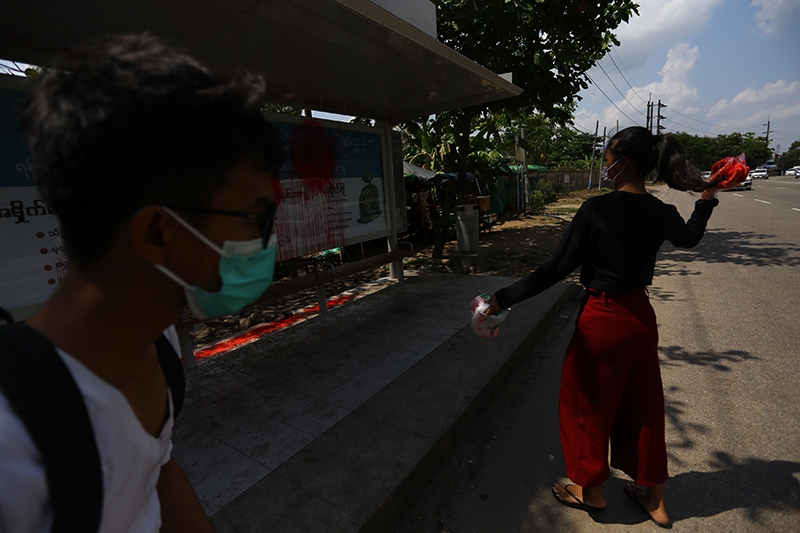တက္ကသိုလ်ကျောင်းသားများသမဂ္ဂက Red Campaign ပြုလုပ်