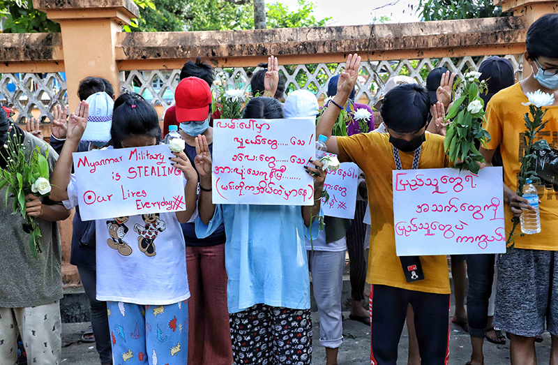 မရမ်းကုန်းက ပြည်သူတွေရဲ့စစ်အာဏာရှင်တော်လှန်ရေး