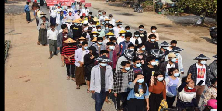 ဝက်လက်မြို့တွင် CDM ပညာရေးဝန်ထမ်း ၁၃၀၀ ကျော်ရှိ