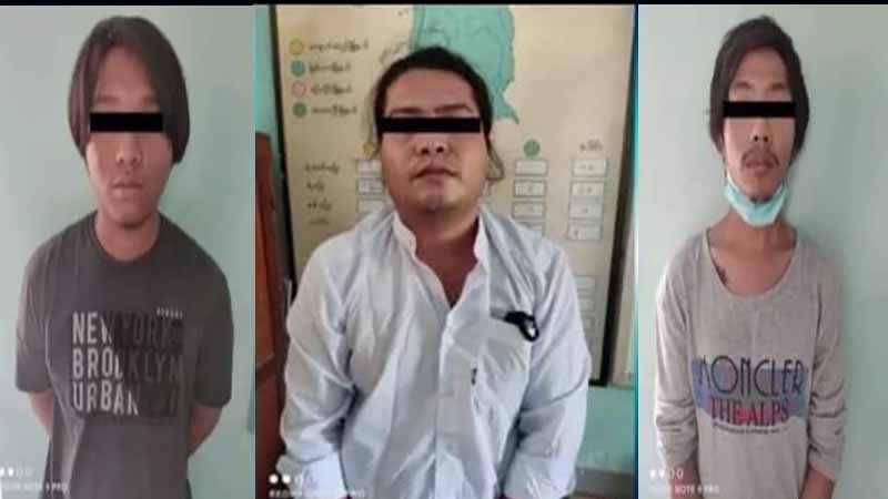 ဖမ်းဆီးခံ ကျောက်ဆည်တက္ကသိုလ်ကျောင်းသား ၂ ဦးအပါအဝင် ၃ ဦးကို အိုးဘိုထောင်ပို့