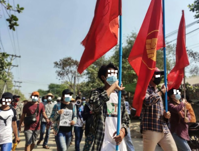 မိတ္ထီလာတွင် စစ်အာဏာရှင်ဆန့်ကျင်ရေး ဆက်လက်ဆန္ဒပြ