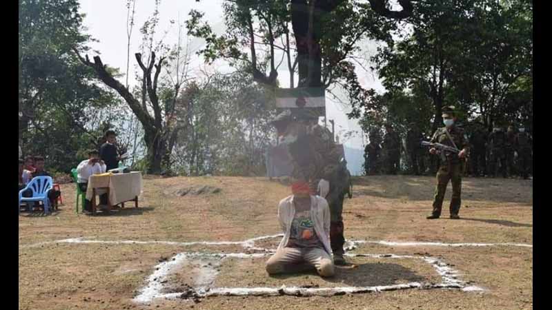 သက်ငယ်မုဒိမ်းမှုကျူးလွန်ခဲ့သည့် အမျိုးသား ၁ ဦးကို TNLA က သေဒဏ်ပေးကွပ်မျက်