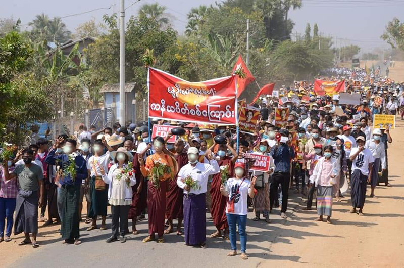 ကနီမြို့နယ်တွင် အကြမ်းဖက်စစ်တပ် ပစ်ခတ်မှုကြောင့် ပြည်သူ ၆ ဦး ကျဆုံး