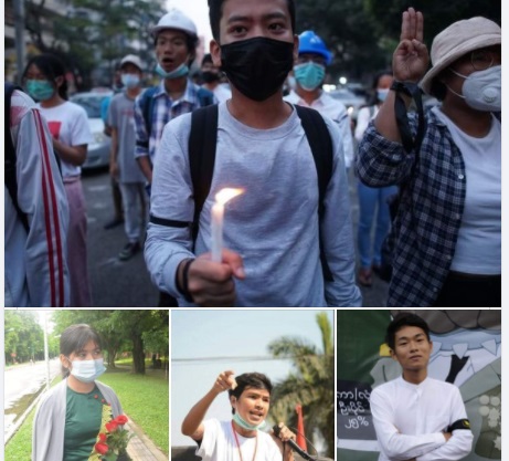 ဒေါင်းတို့မျိုးဆက်သံချပ်အဖွဲ့ဝင် တကသကျောင်းသားဟောင်း ၄ ဦးကို အကြမ်းဖက် စစ်အုပ်စုကဖမ်းဆီး