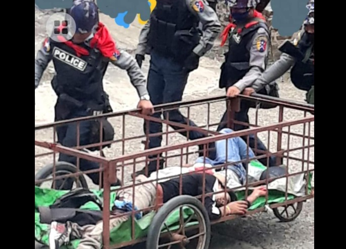 မိုးကုတ်မြို့၌ အကြမ်းဖက်စစ်ကောင်စီတပ်များပစ်ခတ်မှုကြောင့်အနည်းဆုံး ပြည်သူ ၂ ဦးကျဆုံး