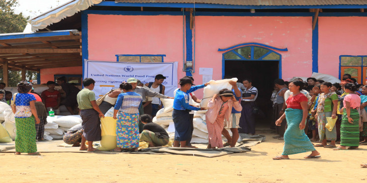 မြန်မာနိုင်ငံ၌ လူပေါင်း  ၃ သန်းခွဲခန့်  မကြာခင် အငတ်ဘေးကြုံနိုင်