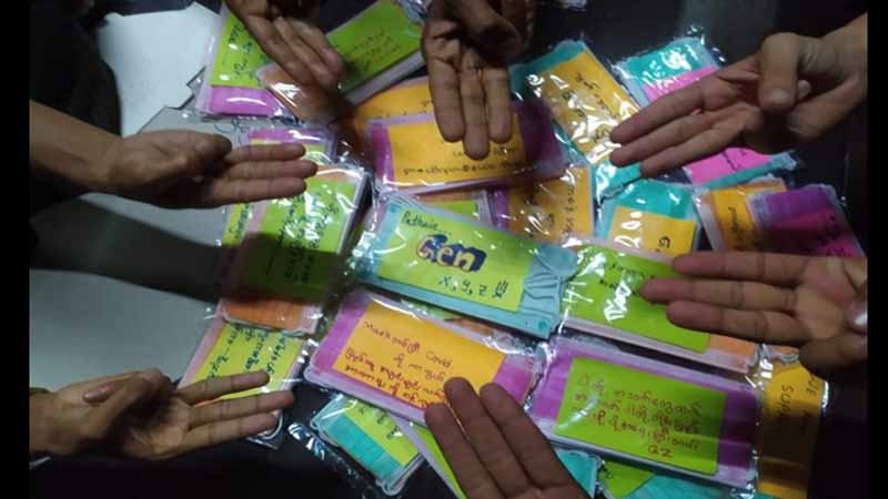 ပုသိမ်တွင် စစ်အာဏာရှင်ဆန့်ကျင်ရေး Mask ကမ်ပိန်းပြုလုပ်