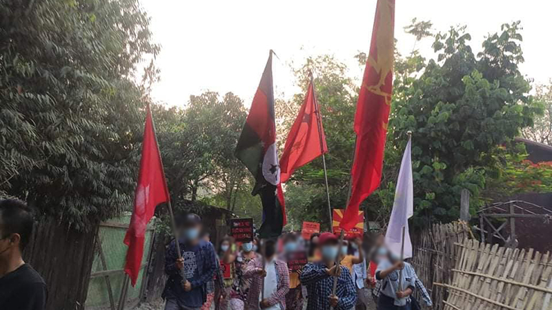 ကလေးမြို့ အရုဏ်ဦးသပိတ် ဖြိုခွင်းခံရ