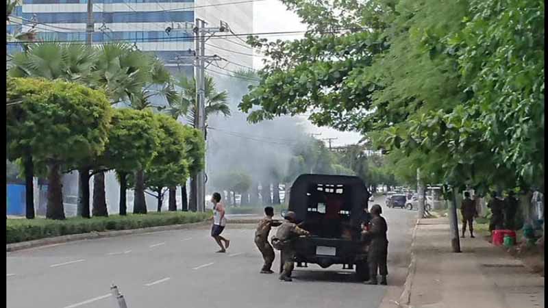 ရန်ကင်းမြို့နယ် မြန်မာပလာဇာအနီး ပေါက်ကွဲမှုများ ဆက်တိုက်ဖြစ်ပေါ်