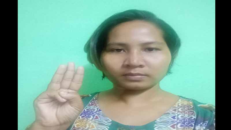 သတင်းထောက်အမျိုးသမီး၏ခင်ပွန်း ဖမ်းဆီးခံရ