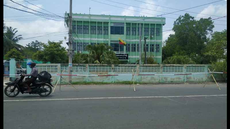 မန္တလေးတိုင်းမြန်မာ့အာမခံလုပ်ငန်းရုံး လက်လုပ်ဗုံးဖြင့် ပစ်ခံရ