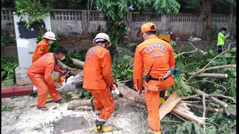 ရန်ကုန်လေဘေး အပျက်အစီးများ (ဓာတ်ပုံ)