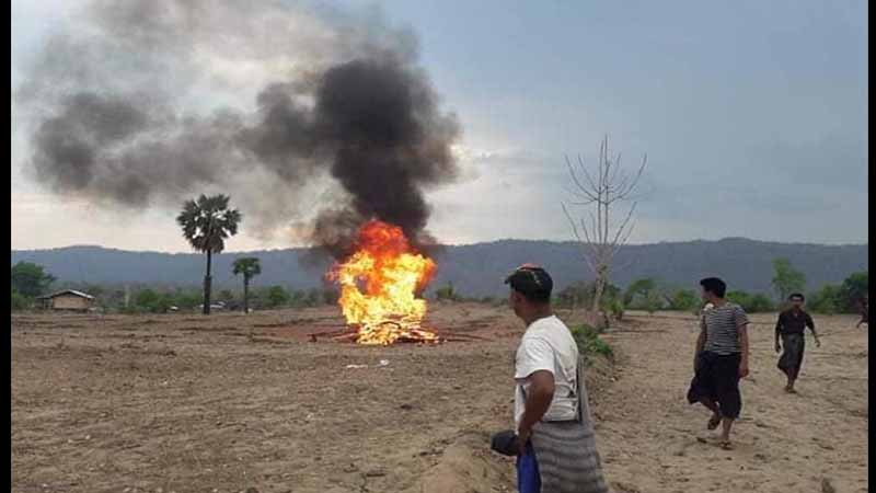 ကနီမြို့နယ်တွင် အကြမ်းဖက်စစ်တပ်၏ ပစ်သတ်ခံရသူအလောင်း ယနေ့မှသယ်ယူခွင့်ရ