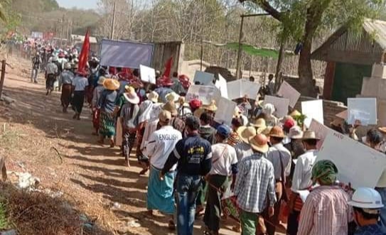 နတ်မောက်မြို့နယ် စစ်အာဏာရှင်ဆန့်ကျင်ရေးလူထုလှုပ်ရှားမှု