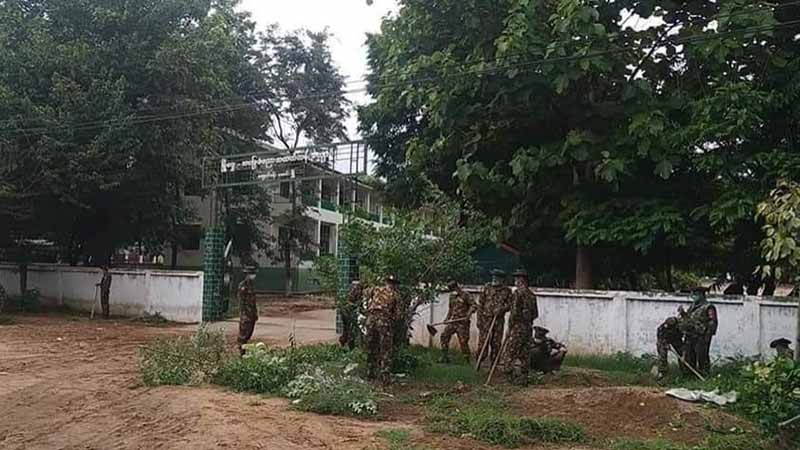 ကျောက်ပန်းတောင်းမြို့ တွင် တနေ့တည်း လက်လုပ်ဗုံး ၄ လုံးပေါက်ကွဲ