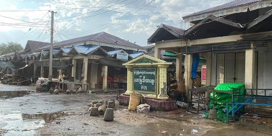 မြင်းခြံမြို့တွင် အကြမ်းဖက်စစ်ကောင်စီက ခြိမ်းခြောက်ပစ်ခတ်မှုများ ပြုလုပ်
