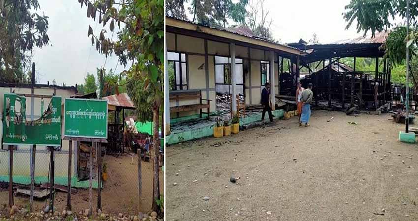 မြစ်ကြီးနား နောင်နန်းကျေးရွာအုပ်စု အုပ်ချုပ်ရေးမှူးရုံး မီးလောင်