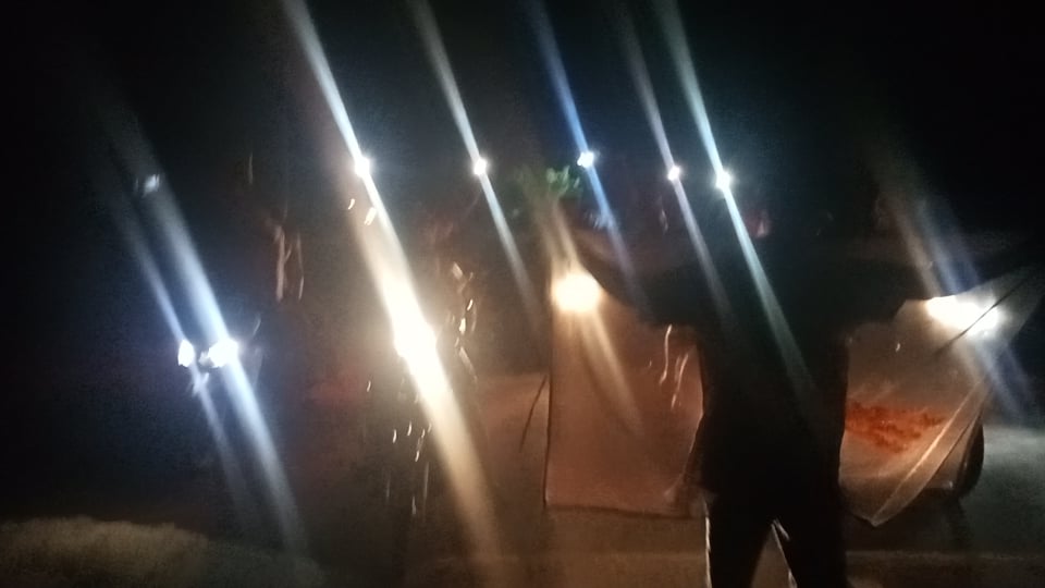 ကံပေါက်ဒေသမှ ညပိုင်း ဆိုင်ကယ် ပြောက်ကျားသပိတ်