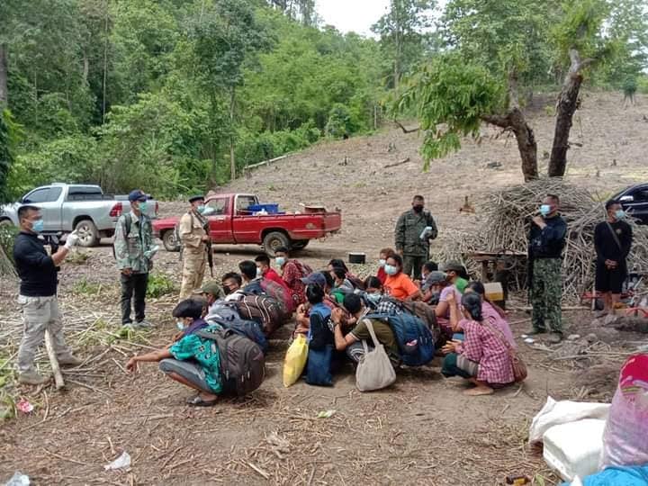 ထိုင်းနိုင်ငံထဲ တရားမဝင် ဝင်ရောက်သည့် မြန်မာရွှေ့ပြောင်းအလုပ်သမား ၄၃ ဦးဖမ်းဆီးခံရ